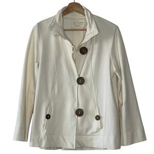 Neon Buddha Artsy Eclectic‎ Boho Earthy Casual Button Up Jacket Size M